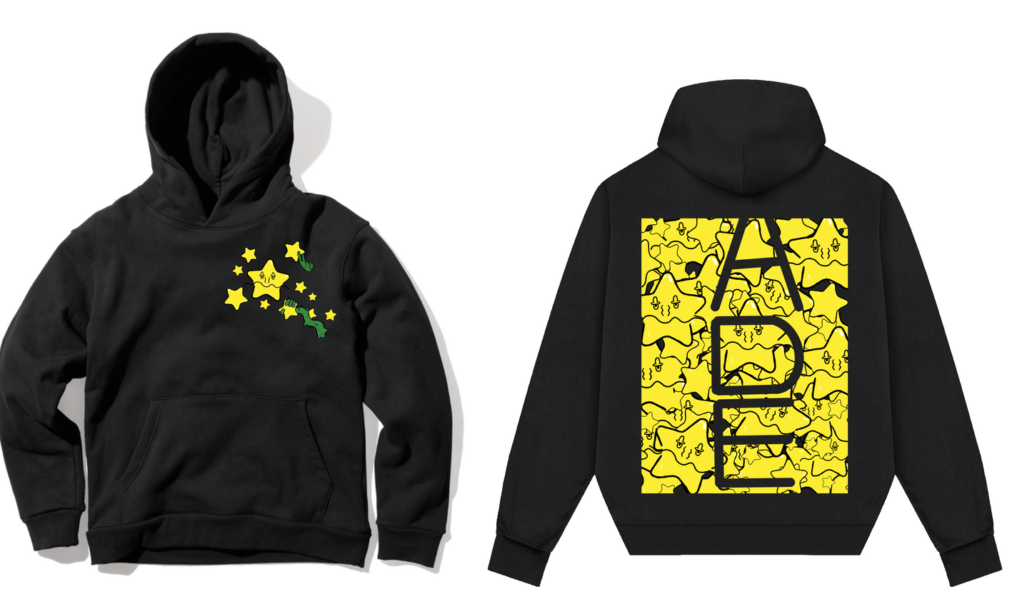 “Reach for the Stars” Hoodie (Black)